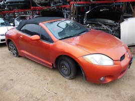 2008 MITSUBISHI ECLIPSE CONVERTIBLE SPYDER GT ORANGE 3.8 AT 203960